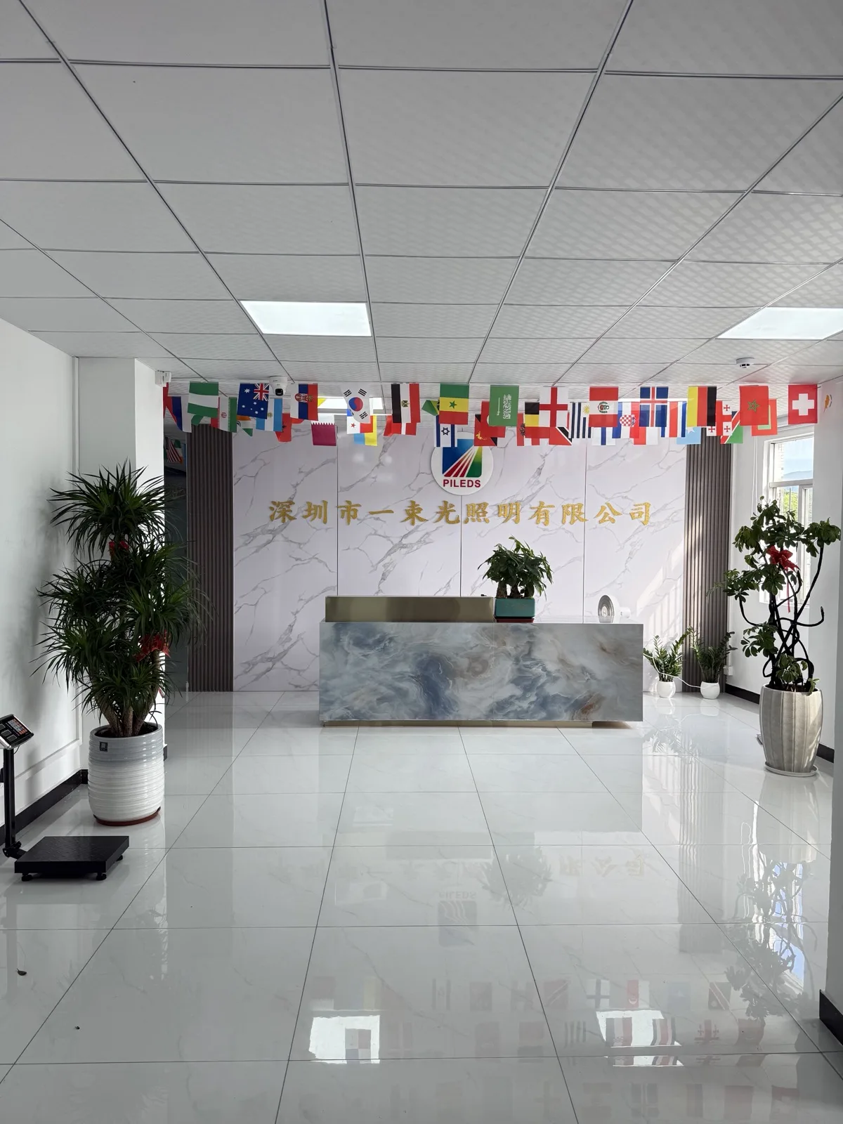 Pileds (Shenzhen Yishuguang) company reception