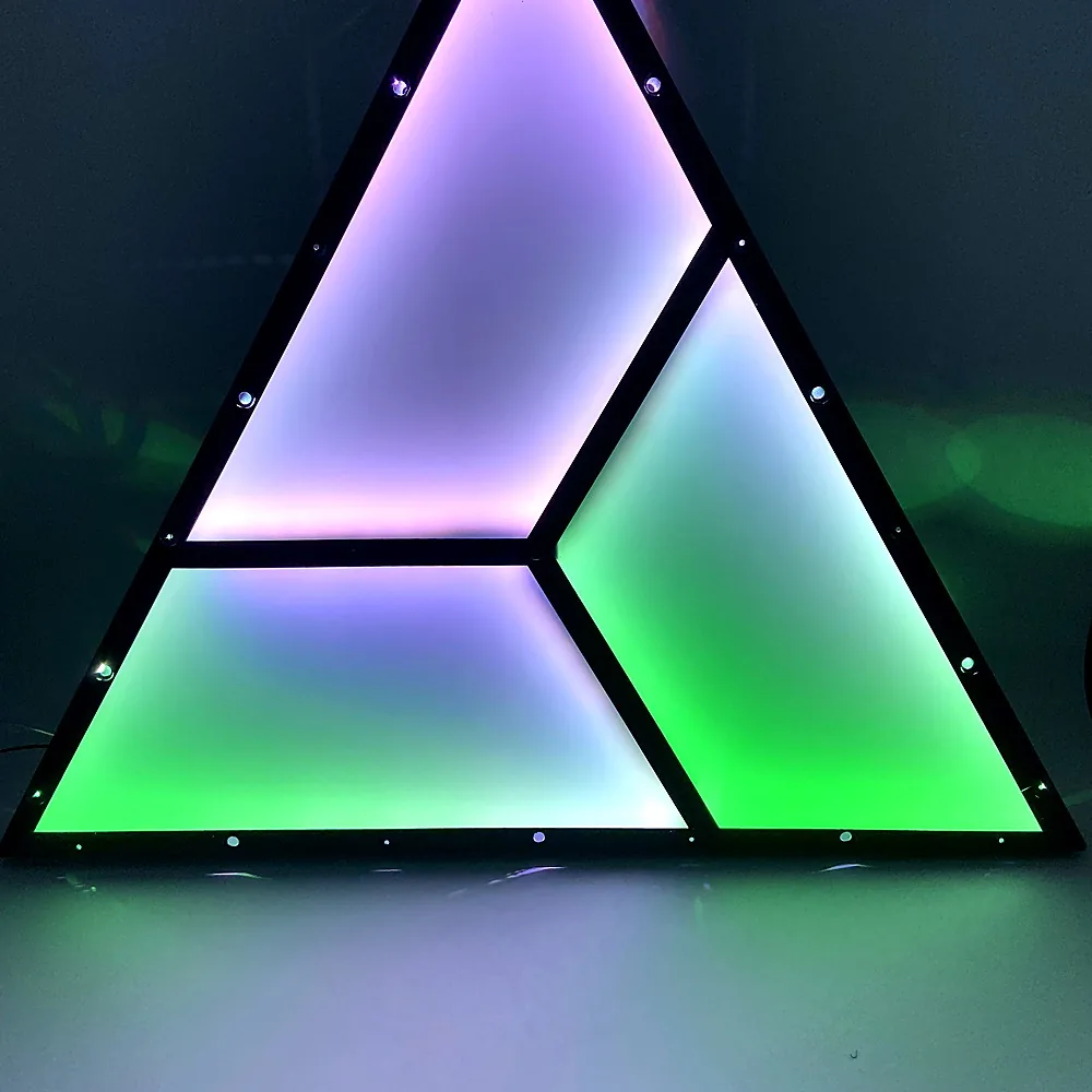 RGBIC Triangle Light-Guide LED Panel thumbnail 3