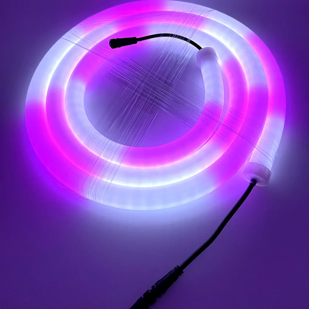 30mm 360-degree 3D RGB LED Neon Strip tube thumbnail 4