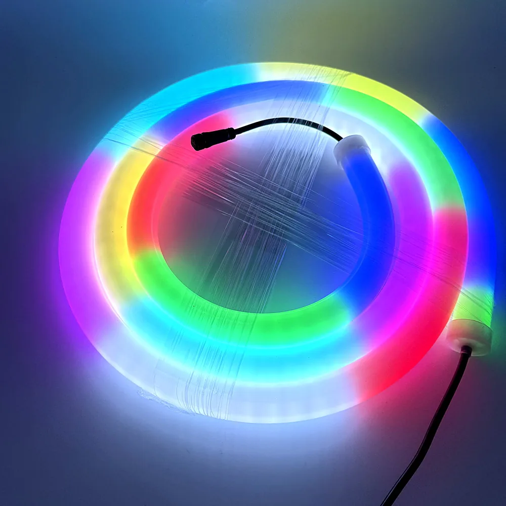 30mm 360-degree 3D RGB LED Neon Strip tube thumbnail 5
