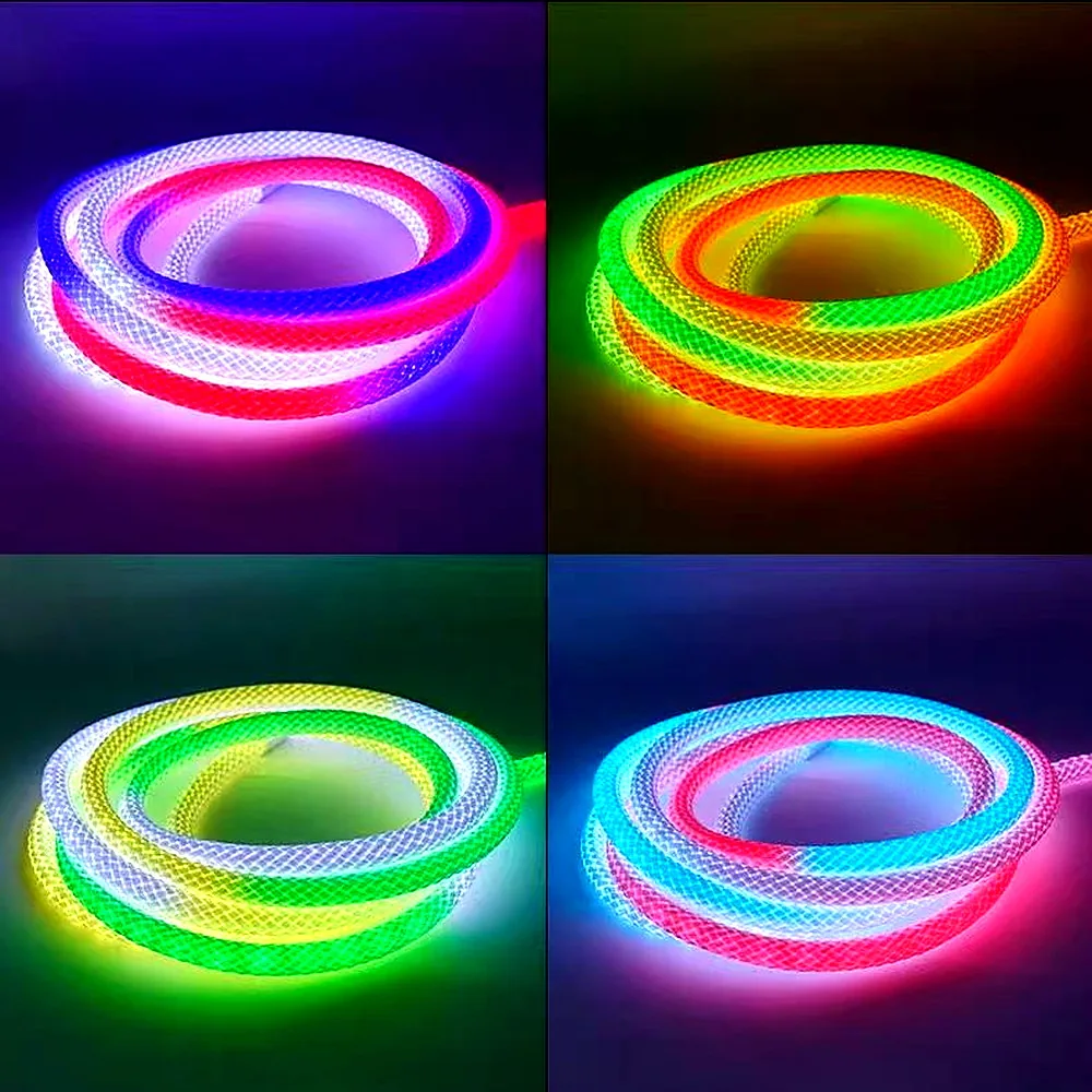 360-degree 3D Nylon RGB LED Neon Strip