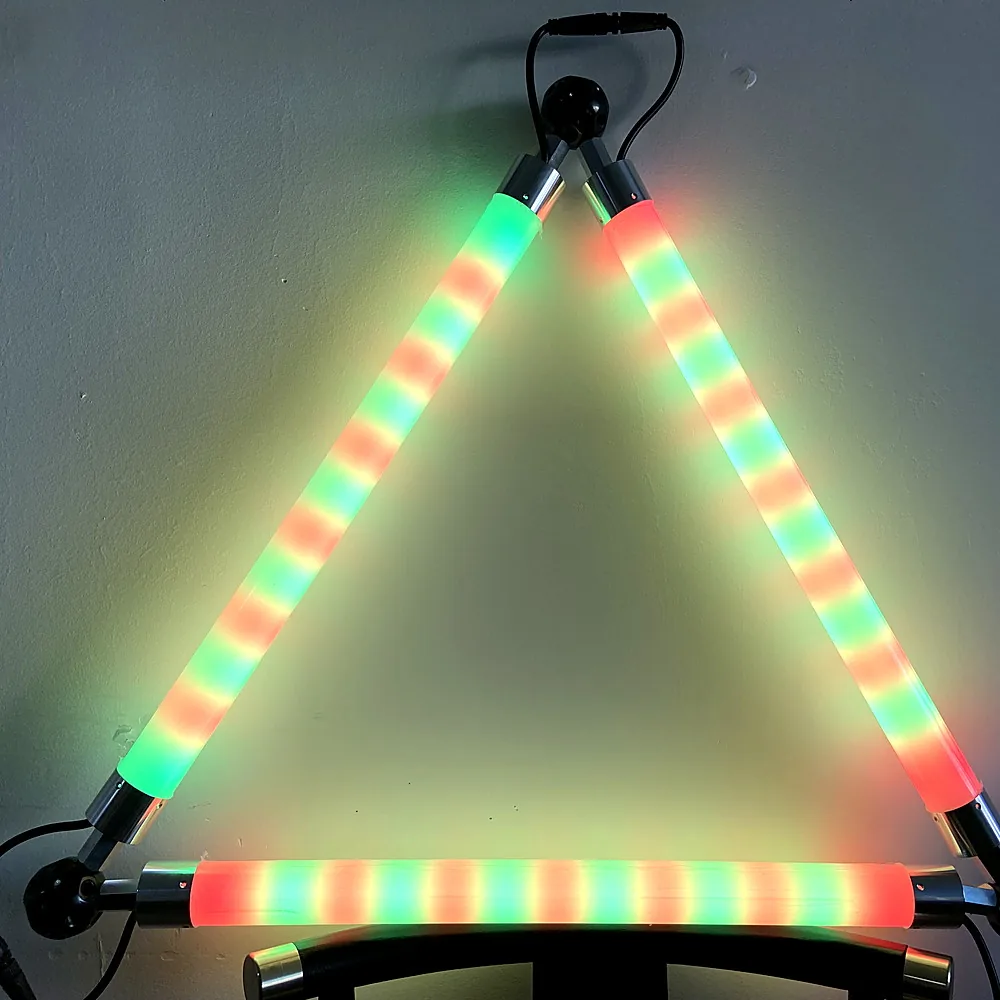40mm 360 degree 3D RGB LED Pixel Bar tube