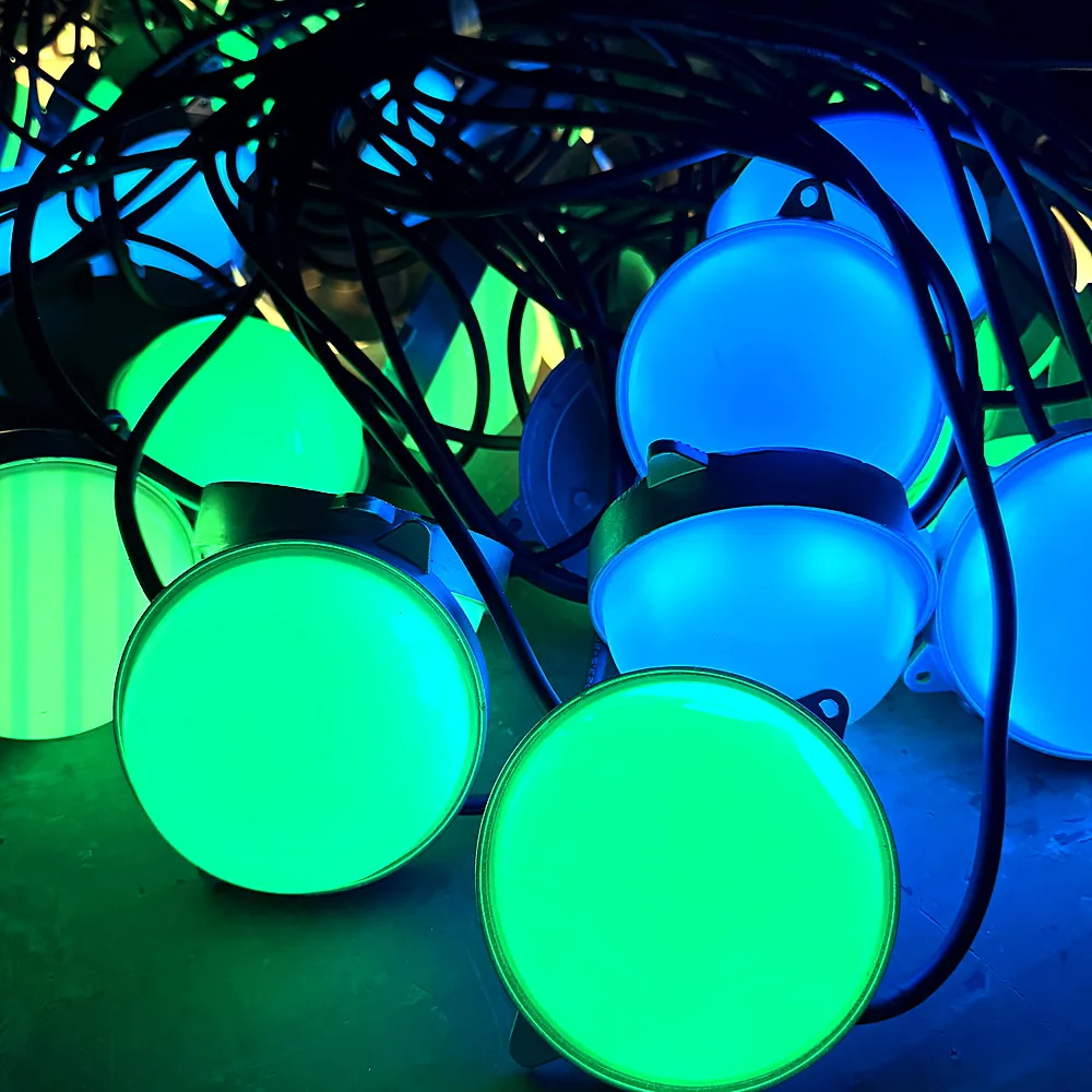 100mm Aluminum RGB LED Point Light thumbnail 2