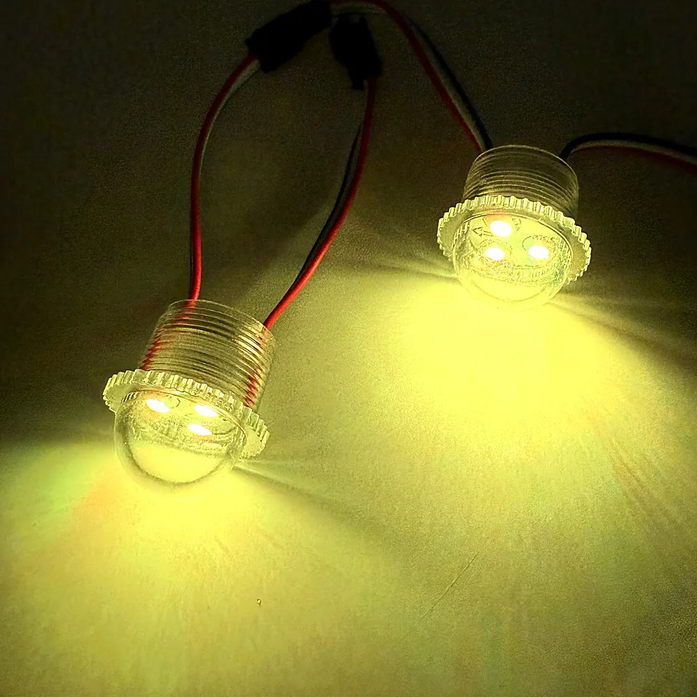 26mm Clear RGB LED Point Light — view 1